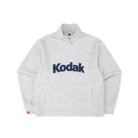 마이크로플리스 반집업 맨투맨 MELANGE KODAK 코닥 K2343LKC91SBL