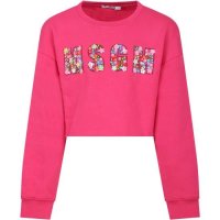 MSGM 키즈 엠에스지엠 니트 스웻셔츠 FUCHSIA MS029449 044