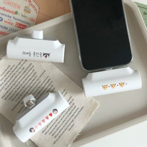 [무료각인] 도킹형 보조배터리 5000mAh 군인선물, 비올레타