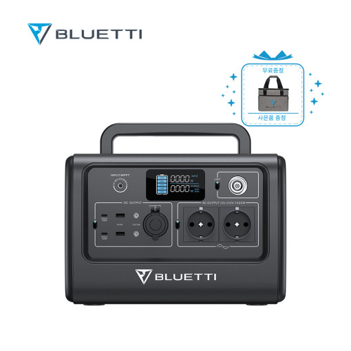 BLUETTI 블루에티 EB70파워뱅크 휴대용 초고속충전 대용량배터리 1000W 716Wh 캠핑용 차박용 태양광 발전기 인산철 220v배터리 낚시 야외작업용 EB70 1세트사진