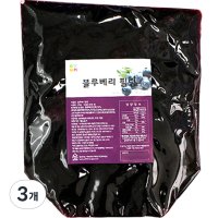 오붐 블루베리 필링잼 2kg 2개