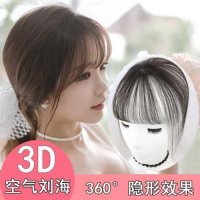 여자 앞머리 잔머리 부분 가발 긴머리 시스루헤어 내추럴 바다 3D