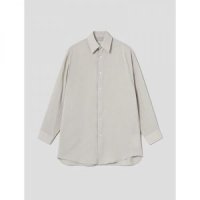 LEMAIRE WOMEN Long Shirt - Dusty Mastic rva- f 440458