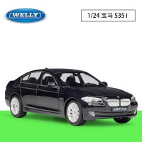 Welly 124 Bmw 5 시리즈 세단 535i 모조 합금 자동차 모델 성인 액세서리 컬렉션