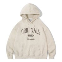 FILLUMINATE 오버핏 오리지널스 로고 후디-오트밀 Overfit Originals Logo Hoodie-Oatmeal