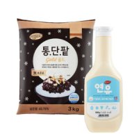 동서식품 동서 리치스 통단팥 파우치 3kg 리치스 연유 500g 팥빙수 재료