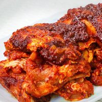 국내산 양념오리 1kg 소스포함 120g 오리주물럭 오리불고기 캠핑요리 당일제조