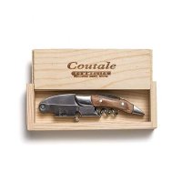 Prestige Waiters Corkscrew By Coutale Sommelier - Naturalwood - Handmade and Sustainable Pinewood Cr