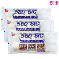 bbq big 구워먹는 마시멜로우 160gx3 캠핑 꼬치 바베큐 스모어 간식