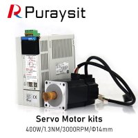 Puraysit 서보 모터 키트 400W 3NM 3M 케이블 MR-J2S-40A 1 3000RPM