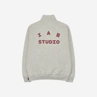 아이앱스튜디오 아이앱 스튜디오 하프 집업 오트밀 버건디 IAB Studio Half Zip-Up Oatmeal Burgundy