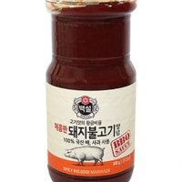 CJ 가정용 돼지불백 매콤소스 840g 매운 불고기 양념 다데기