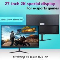 고성능 DIY LG 27GL850 지원 프리싱크 게임용 모니터 27 인치 LM270WQA 나노 IPS LCD 화면 1MS 2K 165HZ