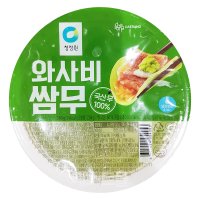 종가집 대상 청정원 와사비쌈무 340g