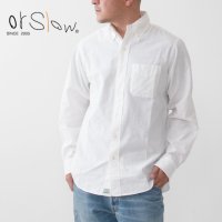 오어슬로우 샴브레이 버튼 다운 셔츠 Orslow 일본발송 01-8012-69