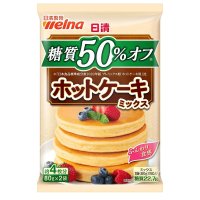 일본 NISSIN 당질50프로컷 핫케이크믹스 160g x 2봉지