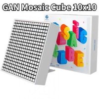 간 간즈 GAN Funcube 모자이크 큐브, 6x6x6 퍼즐 10x10x10x10 크리에이티브 장식 페인팅, 빌딩