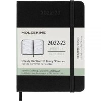 몰스킨 Moleskine 2023년 위클리 플래너 18M 포켓 하드 커버 3 5 x 5 5