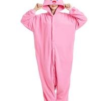 YIYTREE Kirby Onesies 성인용 만화 코스튬 파자마 코스프레 점프수트 크리스마스용