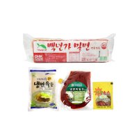 UNKNOWN 옥천 밀면 10인분 풍원골드육수5봉 비빔장500g 겨자소스5 냉면