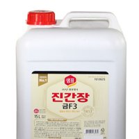 고급식당 샘표 진간장 15L 대용량 대형말통 업소 식자재용