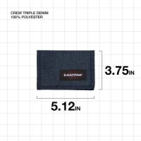 Eastpak Crew 싱글 지갑 13 5 cm 트리플 데님