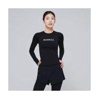 BARREL 우먼 에센셜 스탠다드핏 래쉬가드 WOMEN ESSENTIAL STANDARD F B3SWWRG001BLK