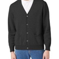 Amazon Essentials 남성용 면 카디건 스웨터 L X-Large Charcoal Heather Charcoal Heather