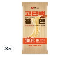 샘표 고단백 중면 400g 3개