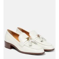 제이드샵 토즈 Tassel trimmed leather loafers