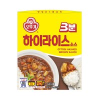 오뚜기 3분 하이라이스 소스 200g x 12개