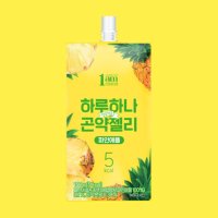 황금유자 1am 하루하나 곤약젤리 파인애플 150g 50개