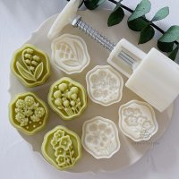 일본화과자 틀 튤립 동백 데이지 꽃 모양 몰드 만들기