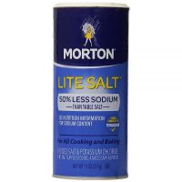 몰튼 Morton Lite Salt 테이블 소금 나트륨 절반 311 8g 11온스