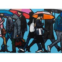현대미술 줄리안오피 미술작품 전시 그림액자 팝아트 액자 그림 B타입 60x80