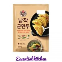 백설 만두 납작군만두 1 4kg x 1팩 풍성한 식감