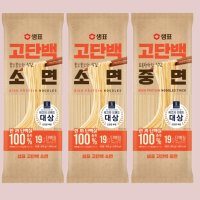 샘표 고단백 소면 400g 2봉 고단백 중면 400g 1봉