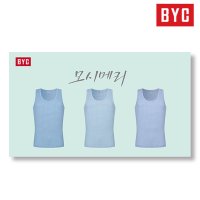 BYC 여름 모시메리 고급 순면 통풍 모시 메리 남자 런닝 메리야스 3매입