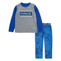 헐리 Hurley 남아용 파자마 투피스 세트 워싱