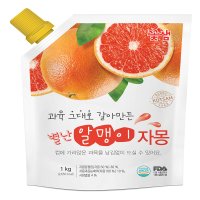 꽃샘 별난알맹이 자몽 1kg 1박스 8개