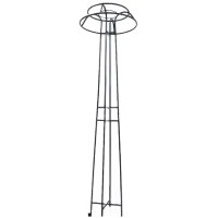 능소화 지지대 오벨리스크 나팔꽃 화단 덩굴 시렁