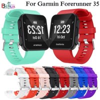 Garmin Forerunner 30 호환용 실리콘 스포츠 35 교체 스마트 시계줄 스트랩