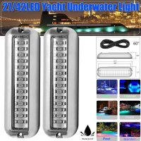 보트 부품 2Pcs 27 42 LED 네비게이션 라이트 해양 요트 트럭 트레일러 밴 Starboard 포트 사이드 10V-30V