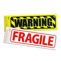 바보사랑 WARNING-FRAGILE 스티커-인비토