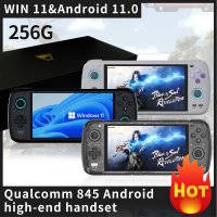 Ayn Odin Pro 휴대용 게임 콘솔  Wifi TV 아웃 박스가 있는 레트로 비디오 게임 플레이어  8G + 256GB SD845 Win 11  안드로이드 11  5.98 인