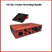 ESI The Creator 녹음 번들  U22 XT 2x2 USB-B 오디오 인터페이스  MoCo 패시브 모니터 컨트롤러