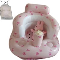 PUERI BABY CHAIR BATH CHAIR SITTING PRACTICE INFLATABLE SOFA FOR BABIES AIR TYPE LOW SEAT LOW CENTER