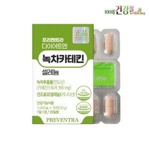 프리벤트라 다이어트엔 <b>녹차</b>카데킨 <b>셀레늄</b> 30정 <b>건조효모</b>