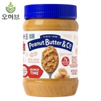 오허브 피넛버터앤코 땅콩버터 크런치타임 454g 크림 드레싱 252736