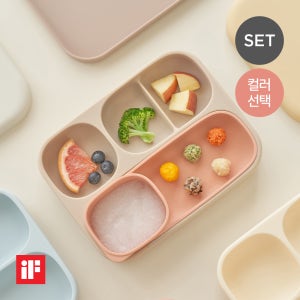 실리콘 초강력 흡착식판+디바이더 플레이트 세트